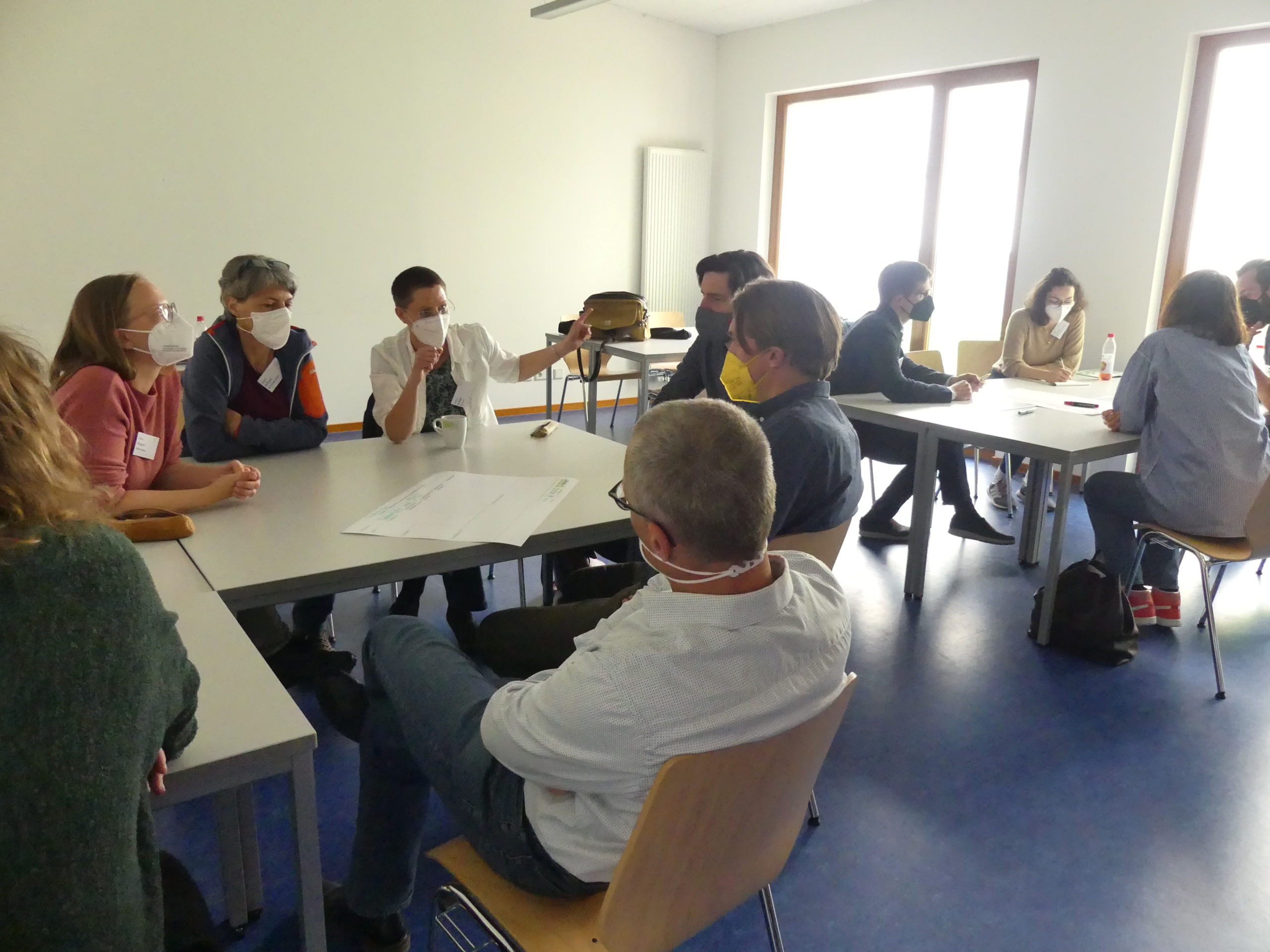 Diskussion in der Gruppe 