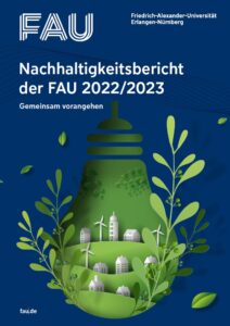 Titel FAU-Nachhaltigkeitsbericht 2022/23