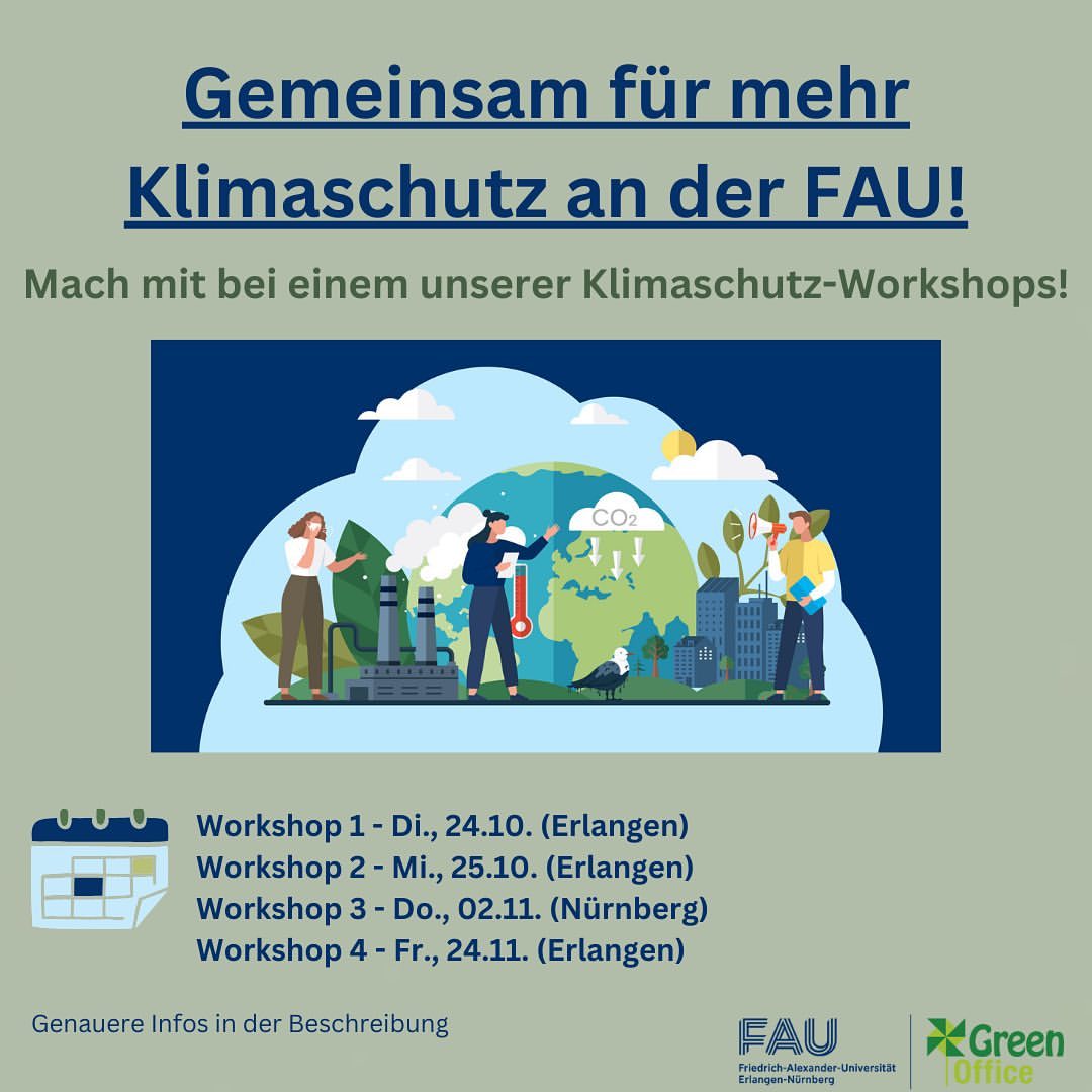 Zum Artikel "Gemeinsam für mehr Klimaschutz an der FAU!"