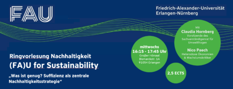 Zum Artikel "(FA)U for Sustainability: Ringvorlesung Nachhaltigkeit im Sommersemester 2025"