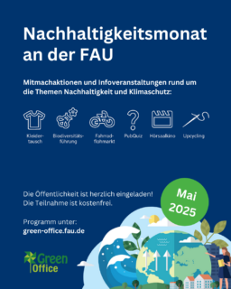 Zum Artikel "Nachhaltigkeitsmonat an der FAU"