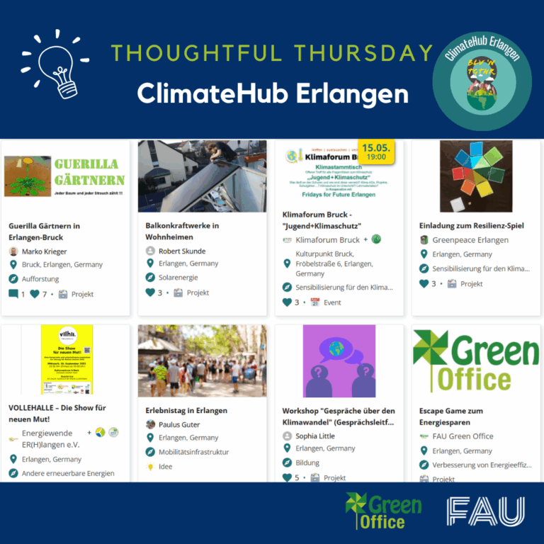 Thoughtful Thursday – Lokale Initiative (Jul)